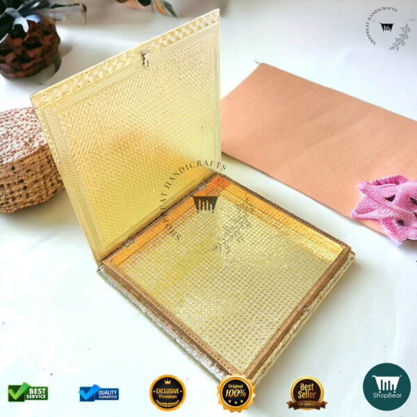 ShopBeat Golden-Copper Oxidised Peacock Gift Box – Premium Craftsmanship for Elegant Gifting - Image 4