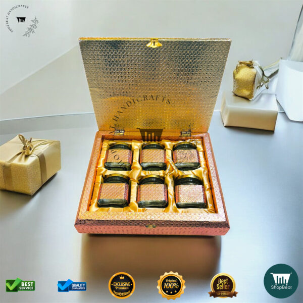 ShopBeat Copper Oxidised Meena Art Gift Box – A Royal & Elegant Gifting Choice - Image 3