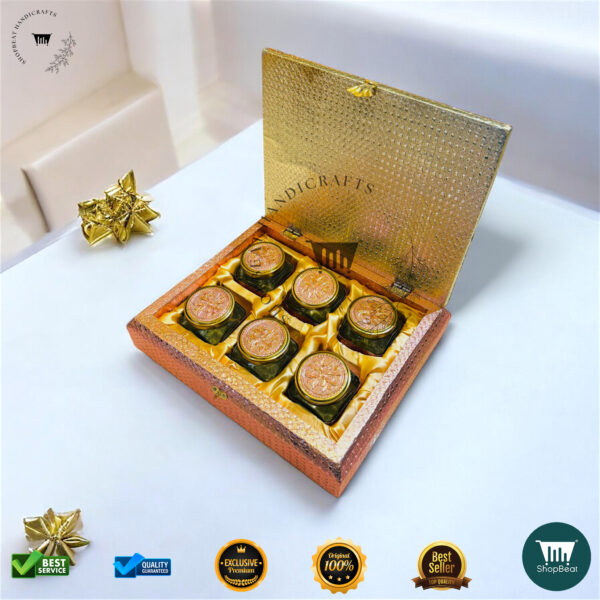 ShopBeat Copper Oxidised Meena Art Gift Box – A Royal & Elegant Gifting Choice - Image 2